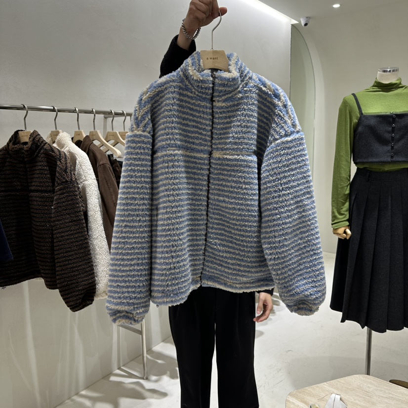 A WANT東大門㊣實拍女士新款25秋冬真品人氣休閑時尚熱賣夾克A WANT夾克圖色2