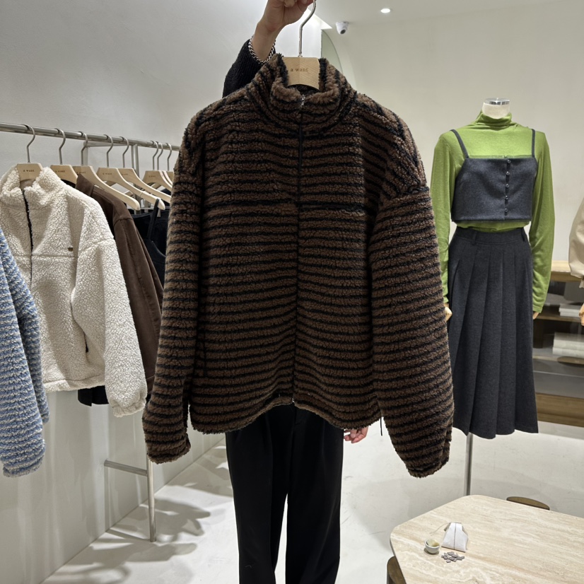 A WANT東大門㊣實拍女士新款25秋冬真品人氣休閑時尚熱賣夾克A WANT夾克圖色3