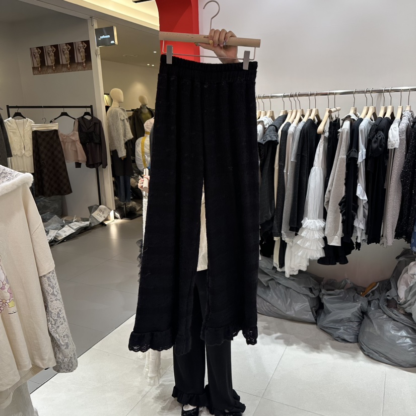 MINI UNNI東大門㊣實拍女士新品人氣推薦職業真品25秋冬休閑褲MINI UNNI休閑褲圖色2