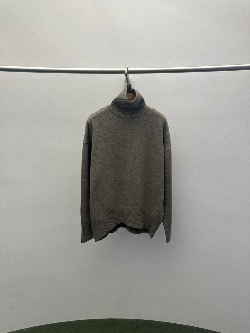 WIDA-P韓國代購㊣女士新品熱賣25秋冬休閑真品時尚推薦針織衫WIDA/RENEJ針織衫圖色4墨綠