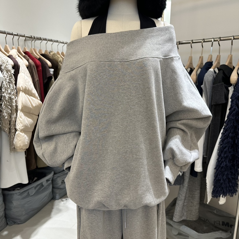 RENDER韓國代購㊣女裝新款25秋冬時尚推薦真品衛衣加絨羊毛RENDER衛衣