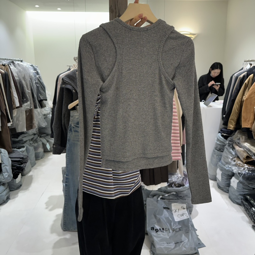 AVECNOUS韓國直郵㊣女裝新款真品25秋冬休閑人氣套裝兩件套AVECNOUS套裝