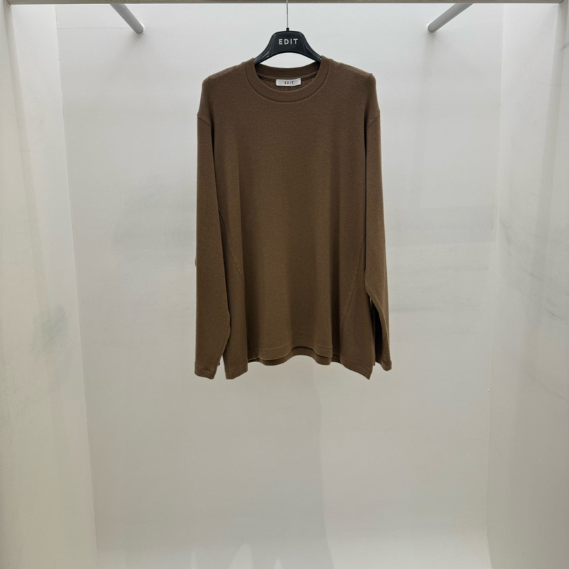 EDIT東大門㊣直郵女裝新品職業25秋冬時尚推薦真品熱賣長袖T恤EDIT長袖T恤