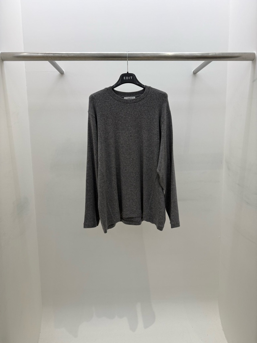 EDIT東大門㊣直郵女裝新品職業25秋冬時尚推薦真品熱賣長袖T恤EDIT長袖T恤圖色2墨色