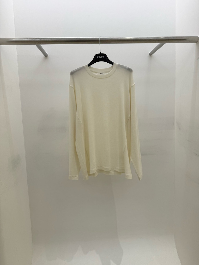 EDIT東大門㊣直郵女裝新品職業25秋冬時尚推薦真品熱賣長袖T恤EDIT長袖T恤圖色3