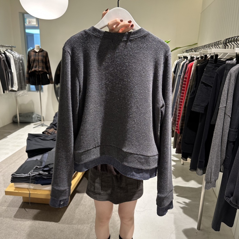 GRADE東大門㊣直郵女士新品休閑真品推薦職業人氣熱賣長袖T恤GRADE長袖T恤