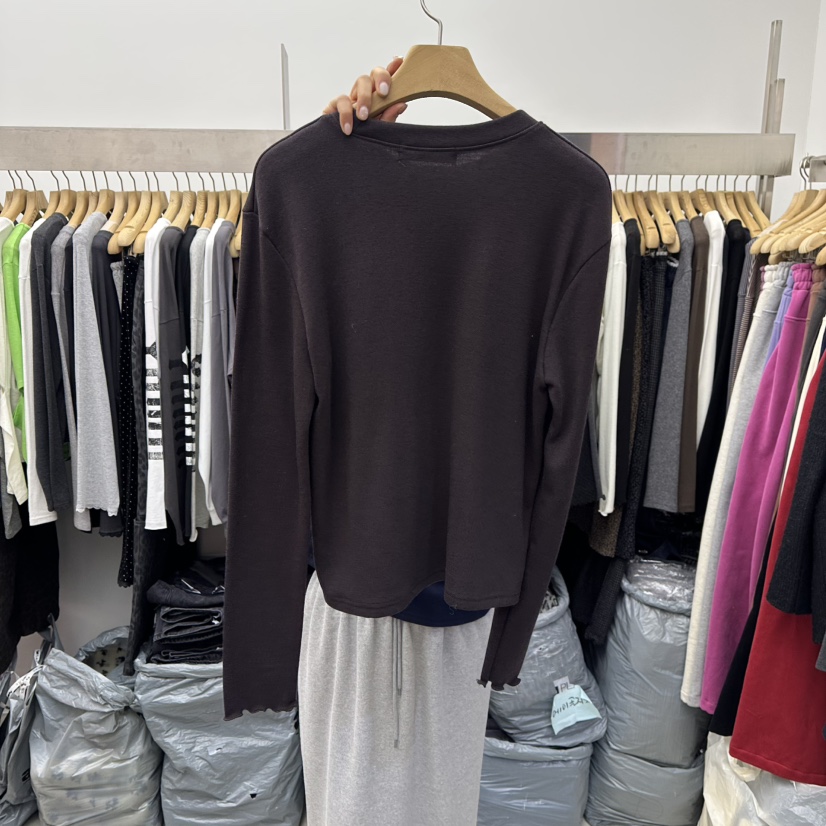 SPECIAL東大門㊣直郵女士新品休閑推薦人氣時尚25秋冬長袖T恤SPECIAL長袖T恤