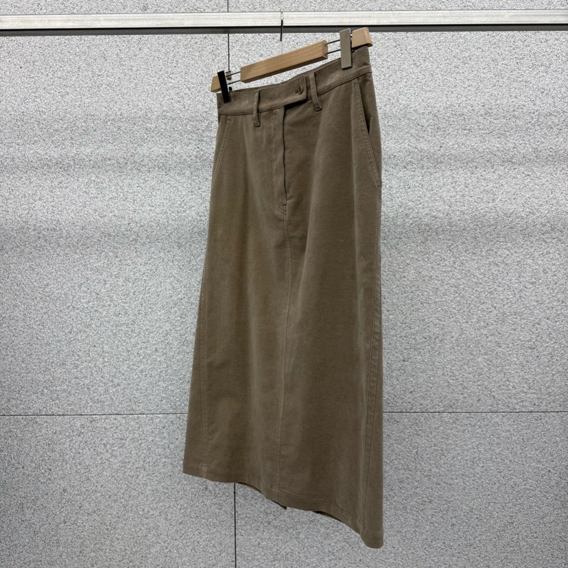 AT THE BAGEL韓國直郵㊣女士新款時尚25秋冬休閑真品長裙AT THE BAGEL長裙