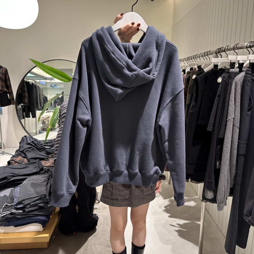 GRADE東大門㊣代購女士新品推薦人氣休閑真品25秋冬衛衣加絨拉鏈GRADE衛衣