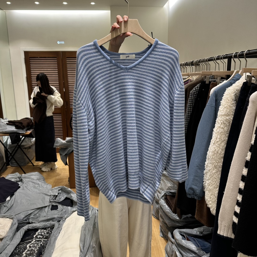 GILLI東大門㊣實拍女士新品時尚熱賣人氣休閑職業25秋冬針織衫GILLI針織衫