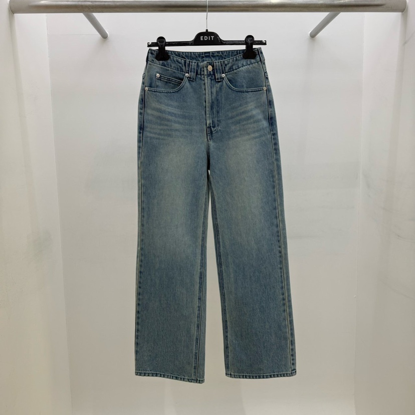 EDIT東大門㊣直郵女裝新品25秋冬推薦職業真品休閑時尚牛仔褲EDIT牛仔褲