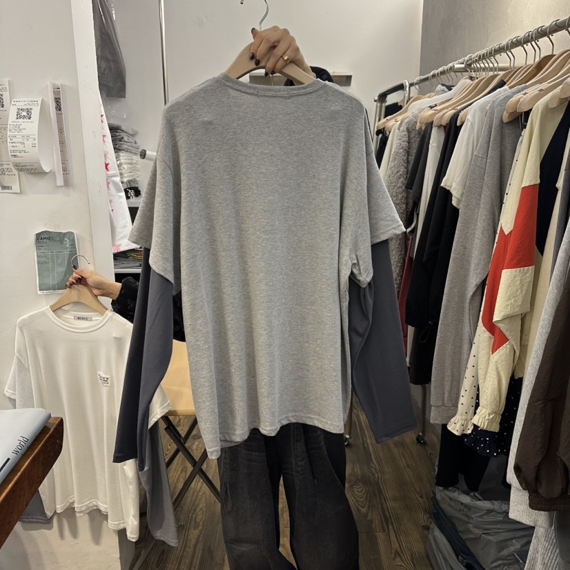 MOSAIC韓國直郵㊣女士新品推薦休閑職業人氣25秋冬真品熱賣T恤MOSAICT恤