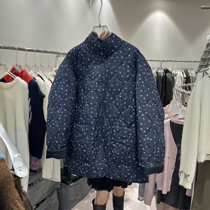 MIMME韓國代購㊣女士新品25秋冬推薦人氣時尚熱賣職業夾克絎縫MIMME夾克