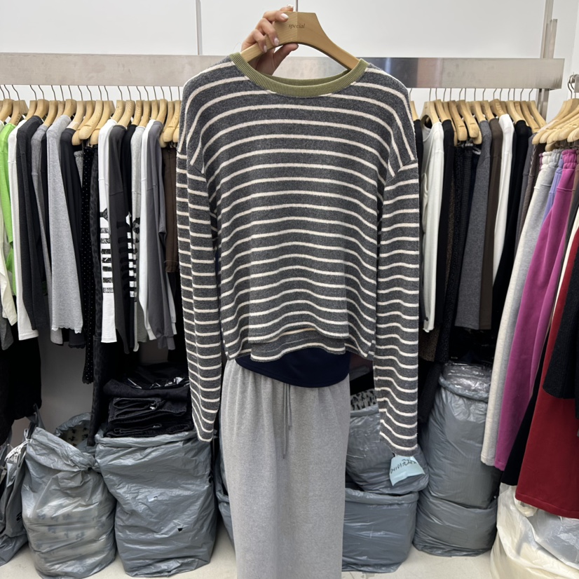 SPECIAL東大門㊣實拍女士新款時尚職業熱賣人氣25秋冬長袖T恤SPECIAL長袖T恤