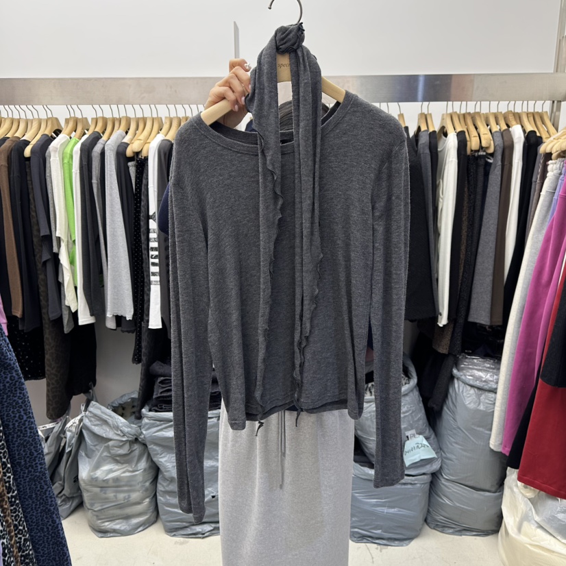 SPECIAL東大門㊣代購女士新款熱賣時尚針織衫羊毛圍巾含脖帶SPECIAL針織衫圖色5