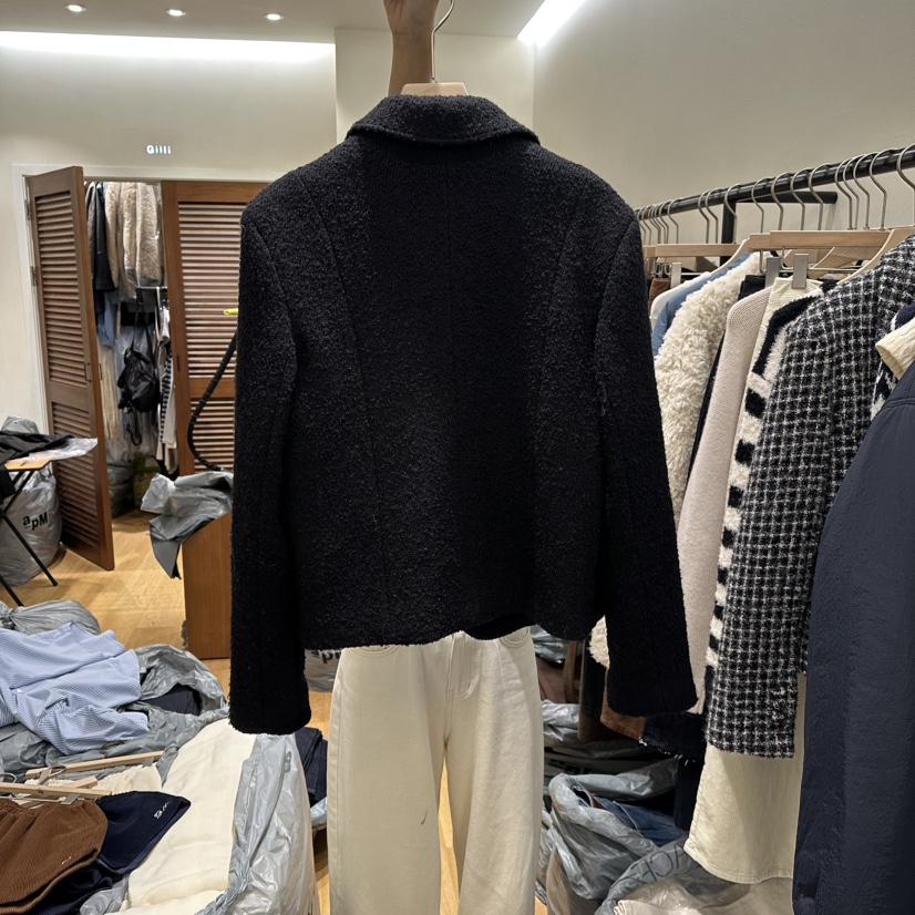 GILLI東大門㊣直郵女裝新款休閑熱賣時尚人氣職業夾克馬海毛GILLI夾克