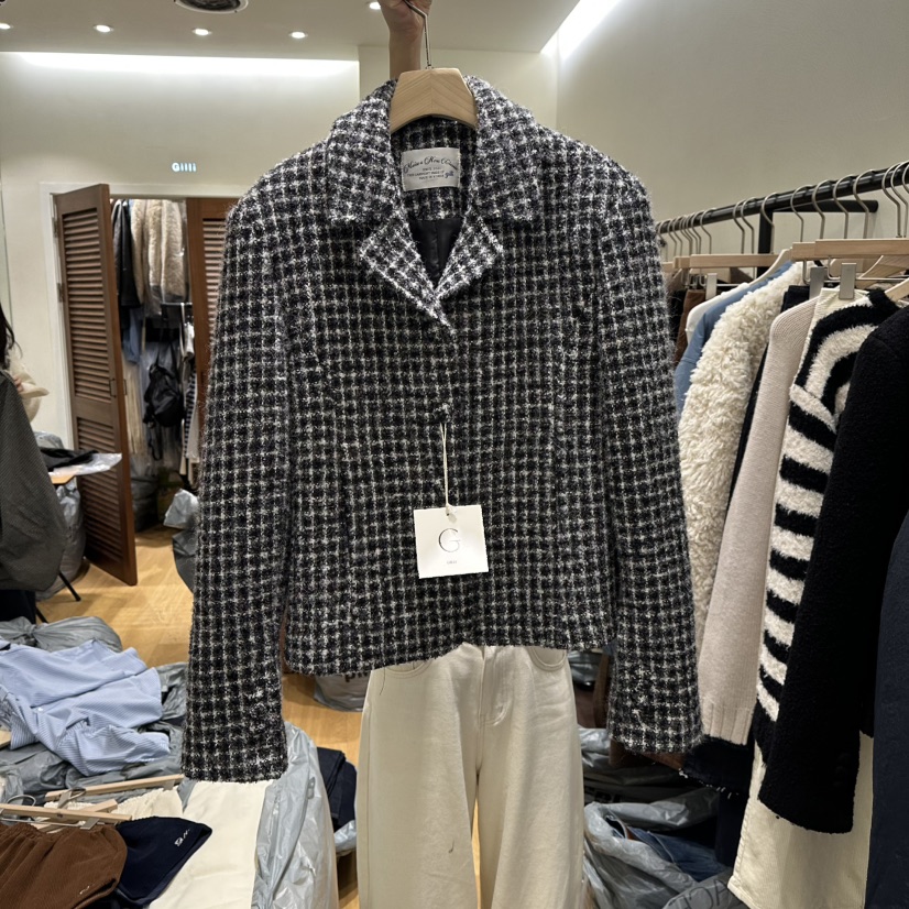 GILLI東大門㊣直郵女裝新款休閑熱賣時尚人氣職業夾克馬海毛GILLI夾克