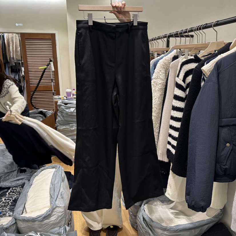 GILLI韓國直郵㊣女裝新款熱賣人氣職業25秋冬真品推薦休閑褲GILLI休閑褲圖色2黑色