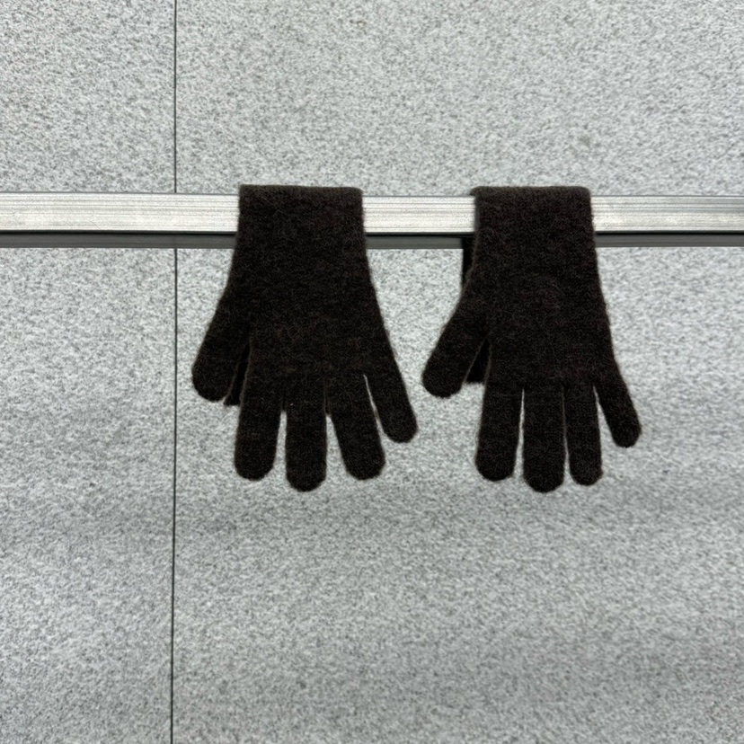 AT THE BAGEL東大門㊣代購女裝新款時尚25秋冬職業熱賣手套AT THE BAGEL手套圖色4深棕色