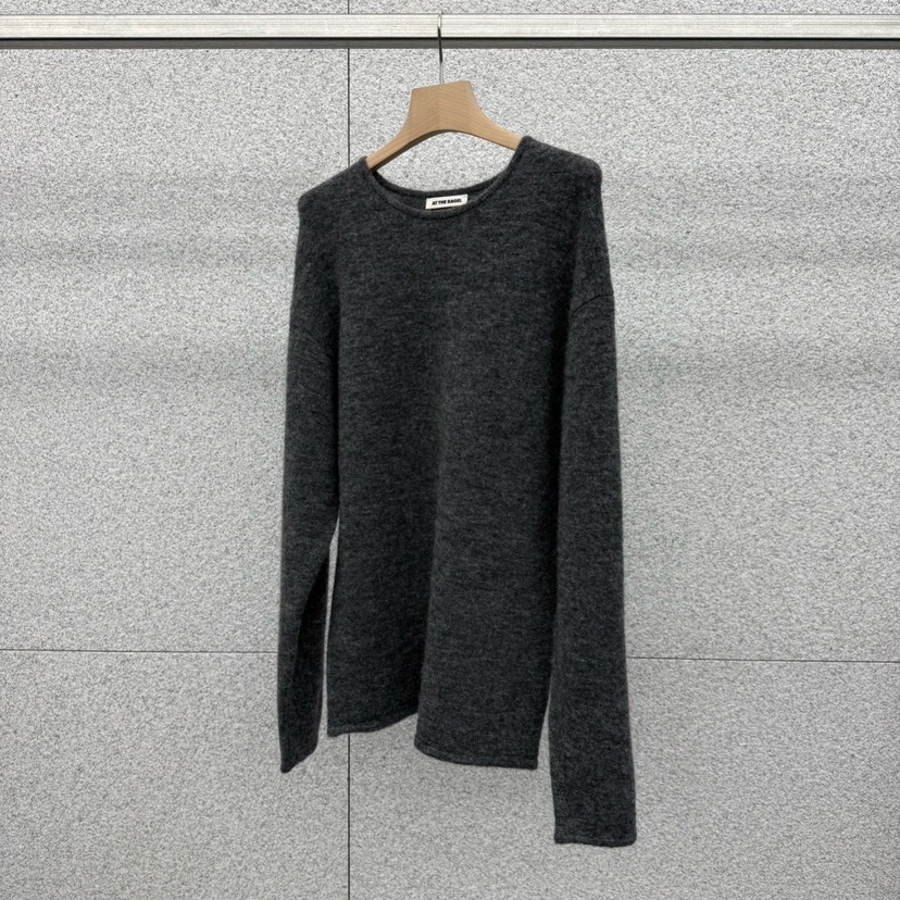 AT THE BAGEL東大門㊣直郵女裝新品時尚推薦熱賣休閑毛衣AT THE BAGEL毛衣圖色2墨色
