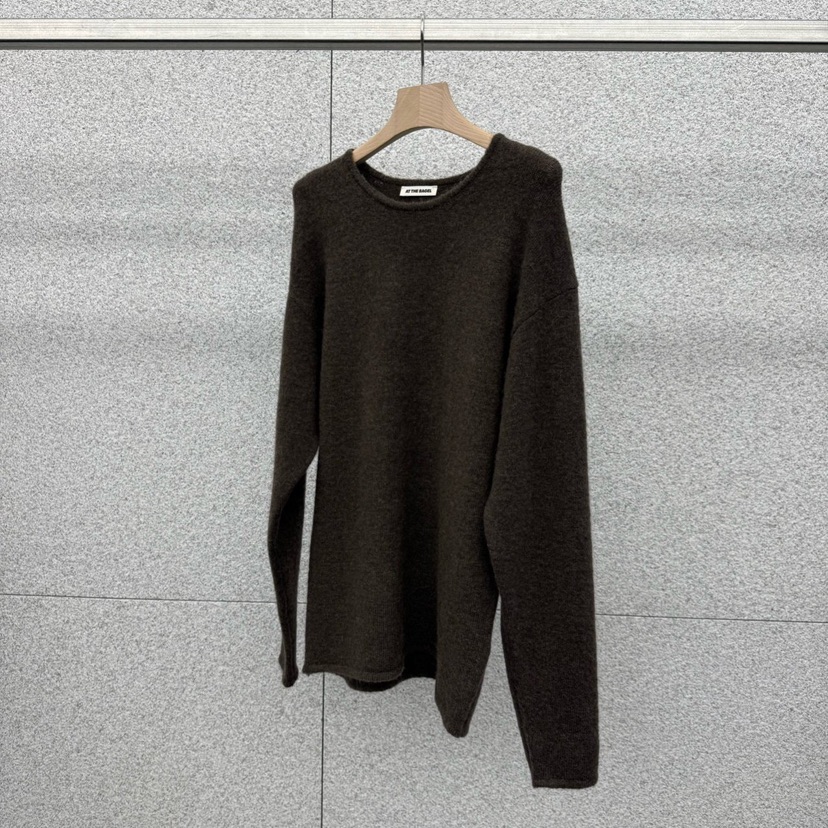 AT THE BAGEL東大門㊣直郵女裝新品時尚推薦熱賣休閑毛衣AT THE BAGEL毛衣圖色4深棕色