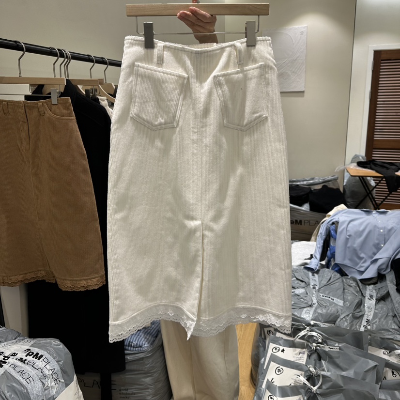 GILLI韓國直郵㊣女士新款推薦25秋冬休閑真品時尚長裙燈心絨GILLI長裙