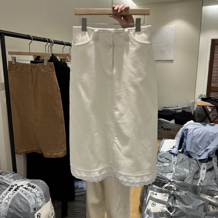 GILLI韓國直郵㊣女士新款推薦25秋冬休閑真品時尚長裙燈心絨GILLI長裙