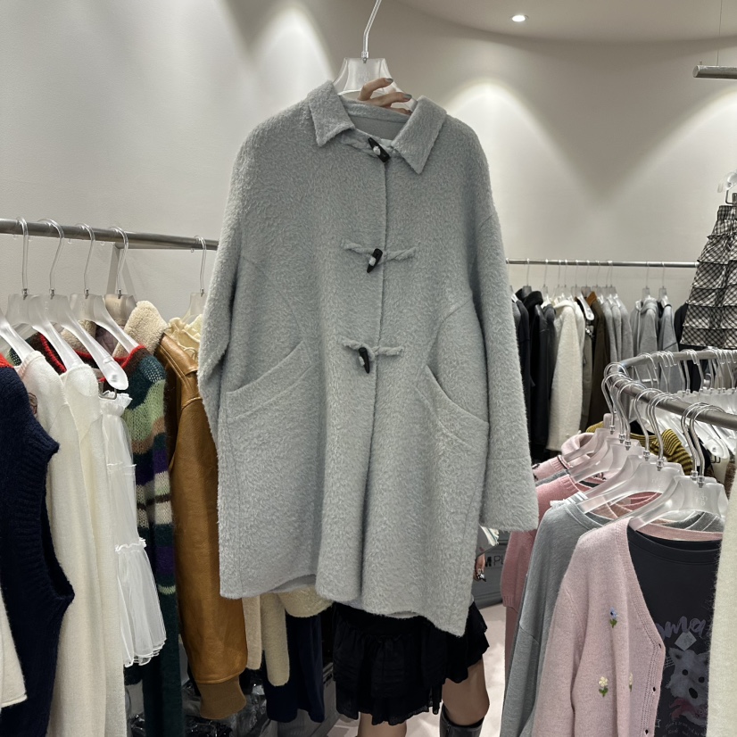 MIMME東大門㊣代購女裝新品職業推薦休閑熱賣時尚人氣長款風衣MIMME長款風衣圖色2