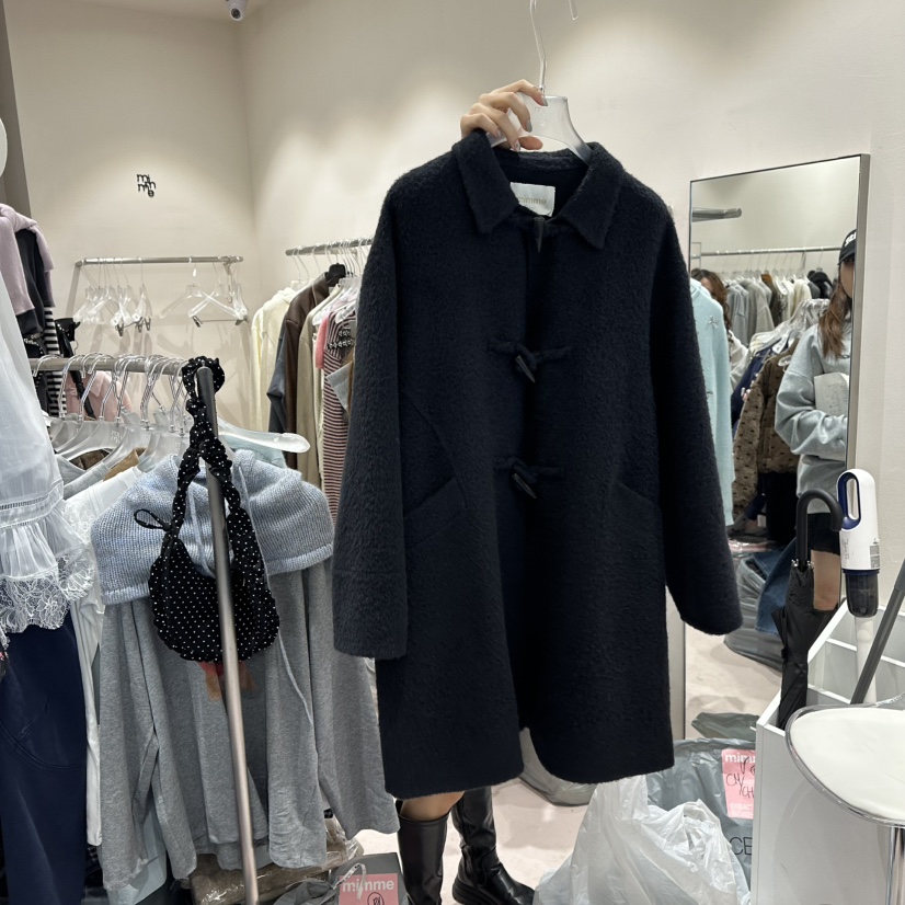 MIMME東大門㊣代購女裝新品職業推薦休閑熱賣時尚人氣長款風衣MIMME長款風衣圖色4