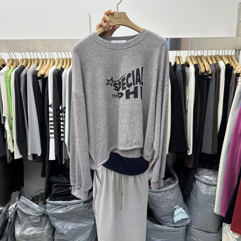 SPECIAL韓國直郵㊣女士新品休閑25秋冬人氣熱賣職業長袖T恤SPECIAL長袖T恤