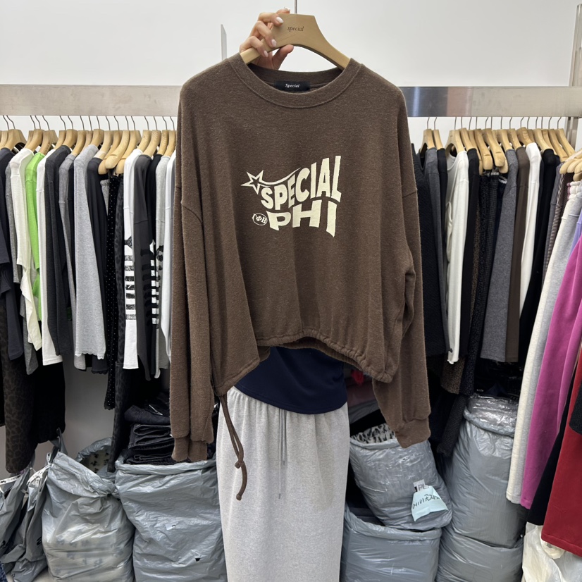 SPECIAL韓國直郵㊣女士新品休閑25秋冬人氣熱賣職業長袖T恤SPECIAL長袖T恤圖色4