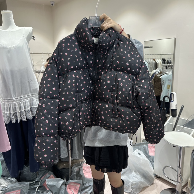 MIMME東大門㊣實拍女裝新品職業休閑推薦真品短款羽絨服鴨絨MIMME短款羽絨服