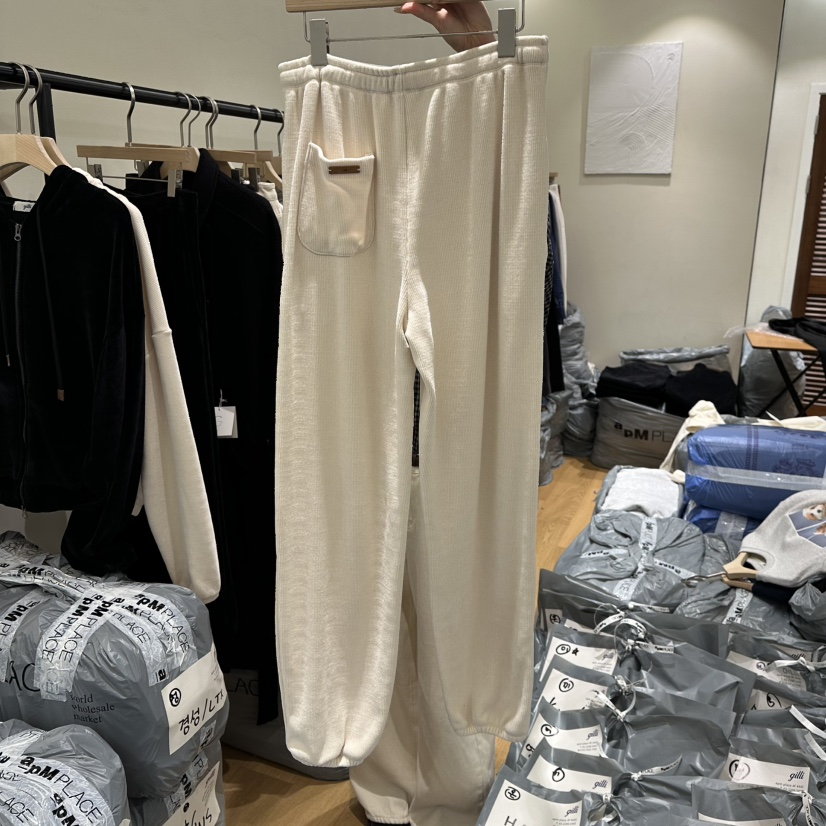 GILLI韓國直郵㊣女士新品職業熱賣真品休閑推薦人氣休閑褲絲絨GILLI休閑褲