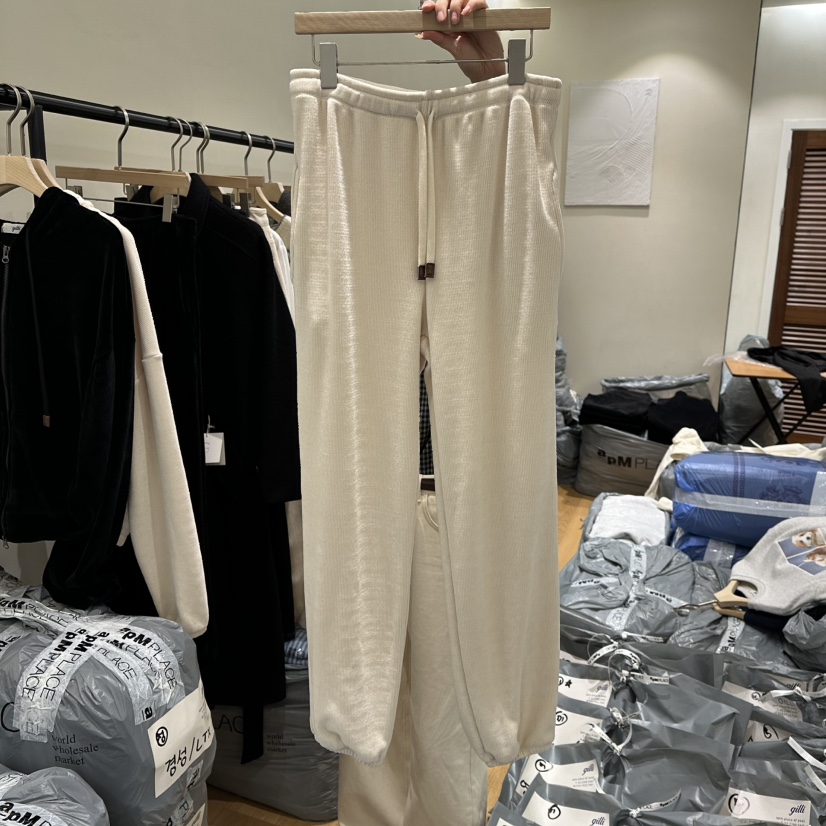 GILLI韓國直郵㊣女士新品職業熱賣真品休閑推薦人氣休閑褲絲絨GILLI休閑褲