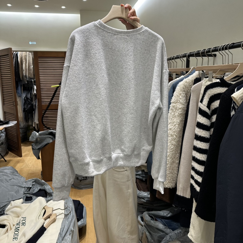 GILLI韓國直郵㊣女裝新款真品休閑人氣時尚25秋冬職業衛衣加絨GILLI衛衣