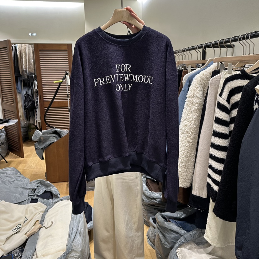 GILLI韓國直郵㊣女裝新款真品休閑人氣時尚25秋冬職業衛衣加絨GILLI衛衣圖色2