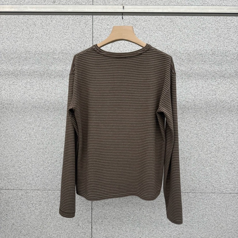 AT THE BAGEL東大門㊣實拍女士新品職業25秋冬人氣長袖T恤AT THE BAGEL長袖T恤