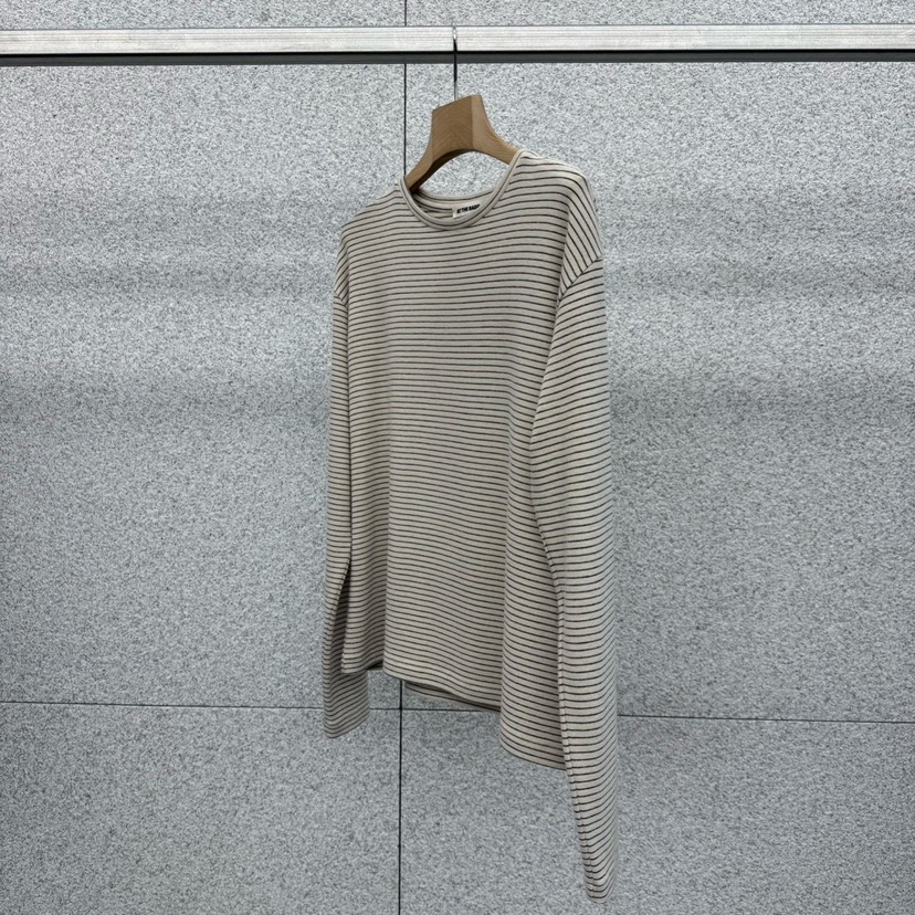 AT THE BAGEL東大門㊣實拍女士新品職業25秋冬人氣長袖T恤AT THE BAGEL長袖T恤圖色2