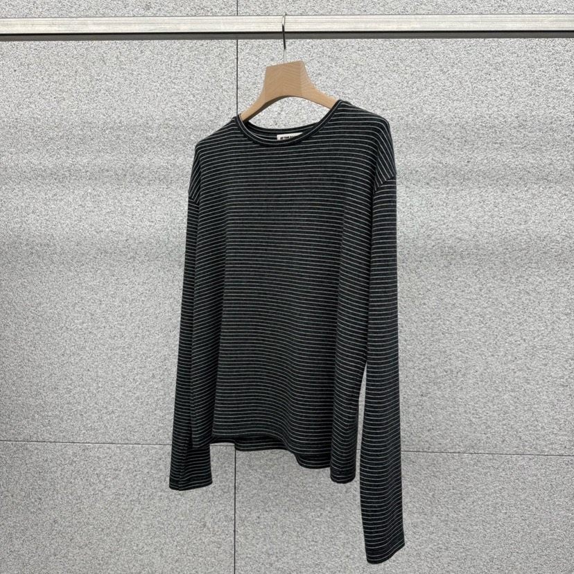 AT THE BAGEL東大門㊣實拍女士新品職業25秋冬人氣長袖T恤AT THE BAGEL長袖T恤圖色3