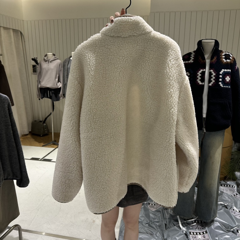 GRADE韓國代購㊣女裝新品25秋冬真品人氣時尚推薦休閑熱賣夾克GRADE夾克