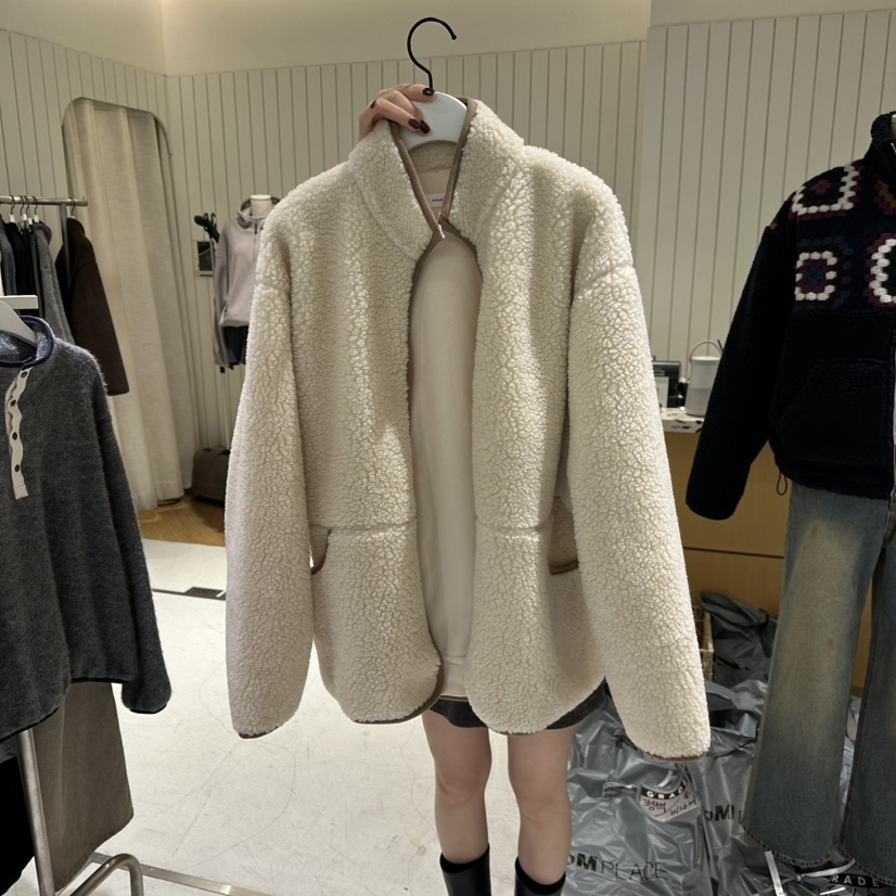 GRADE韓國代購㊣女裝新品25秋冬真品人氣時尚推薦休閑熱賣夾克GRADE夾克