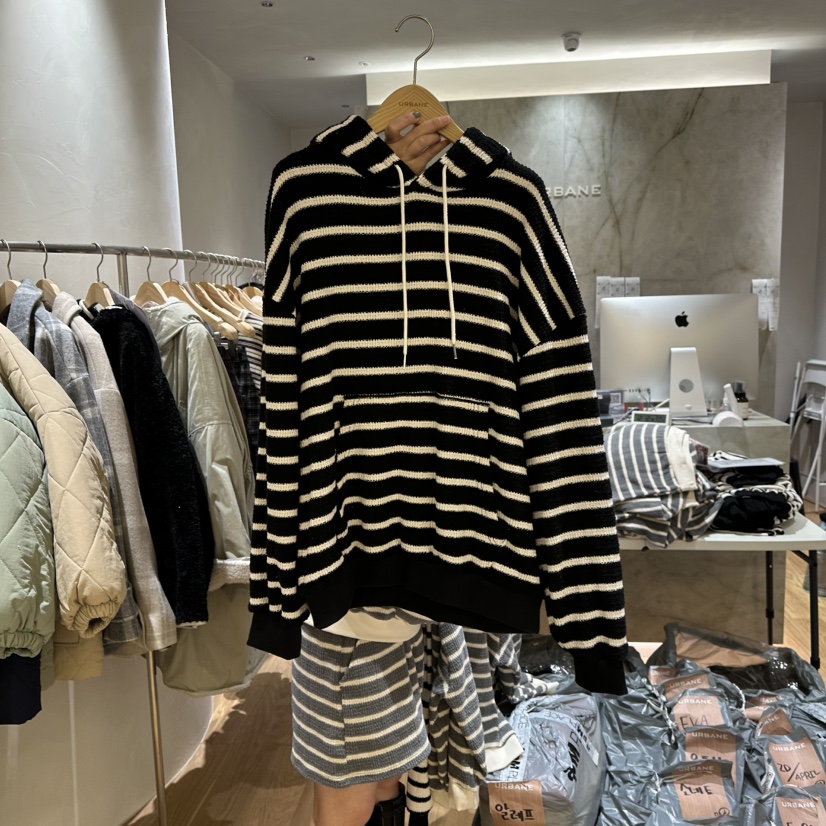 URBANE-P韓國代購㊣女士新款熱賣休閑時尚人氣真品推薦衛衣URBANE-P衛衣圖色3