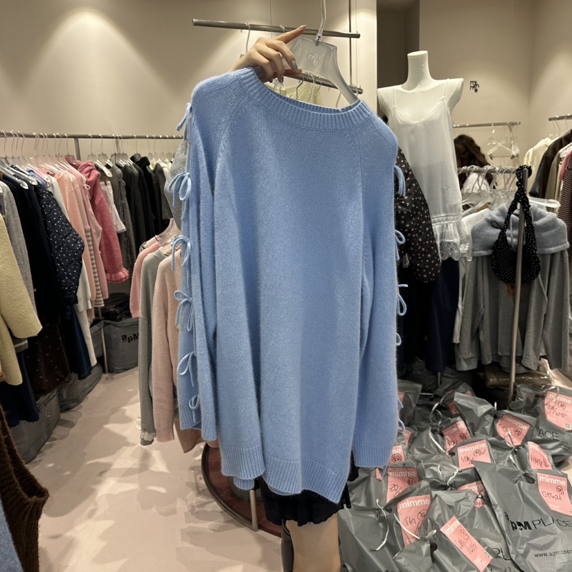 MIMME東大門㊣代購女士新品時尚熱賣職業真品推薦針織衫羊絨MIMME針織衫圖色3