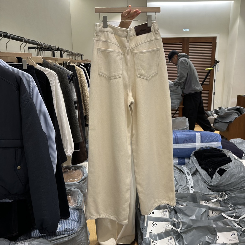 GILLI東大門㊣代購女士新品時尚職業休閑25秋冬人氣休閑褲加絨GILLI休閑褲