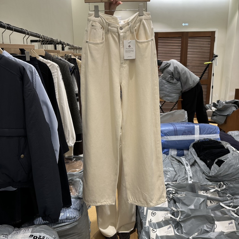 GILLI東大門㊣代購女士新品時尚職業休閑25秋冬人氣休閑褲加絨GILLI休閑褲