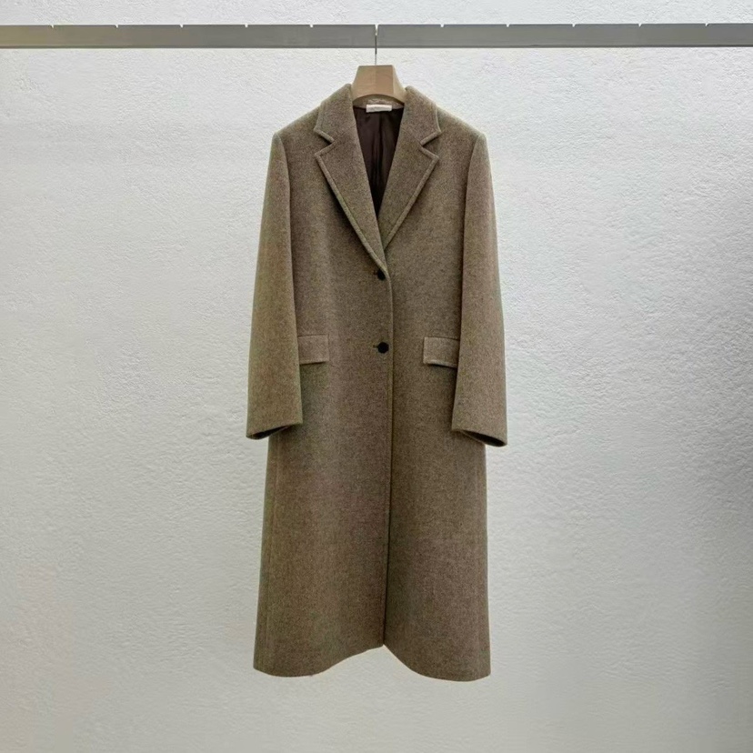 STATEMENT東大門㊣實拍女士新品休閑時尚推薦真品中長款大衣STATEMENT中長款大衣