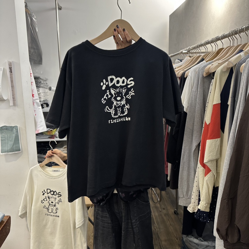 MOSAIC東大門㊣代購女士新品推薦人氣25秋冬熱賣時尚休閑T恤MOSAICT恤圖色2