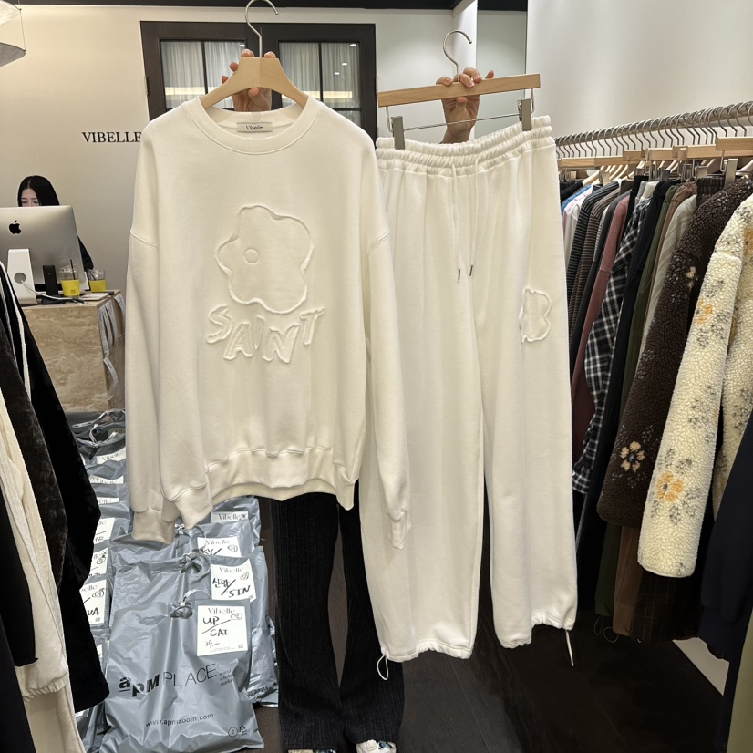 VIBELLE東大門㊣直郵女裝新品人氣熱賣真品時尚職業套裝加絨VIBELLE套裝