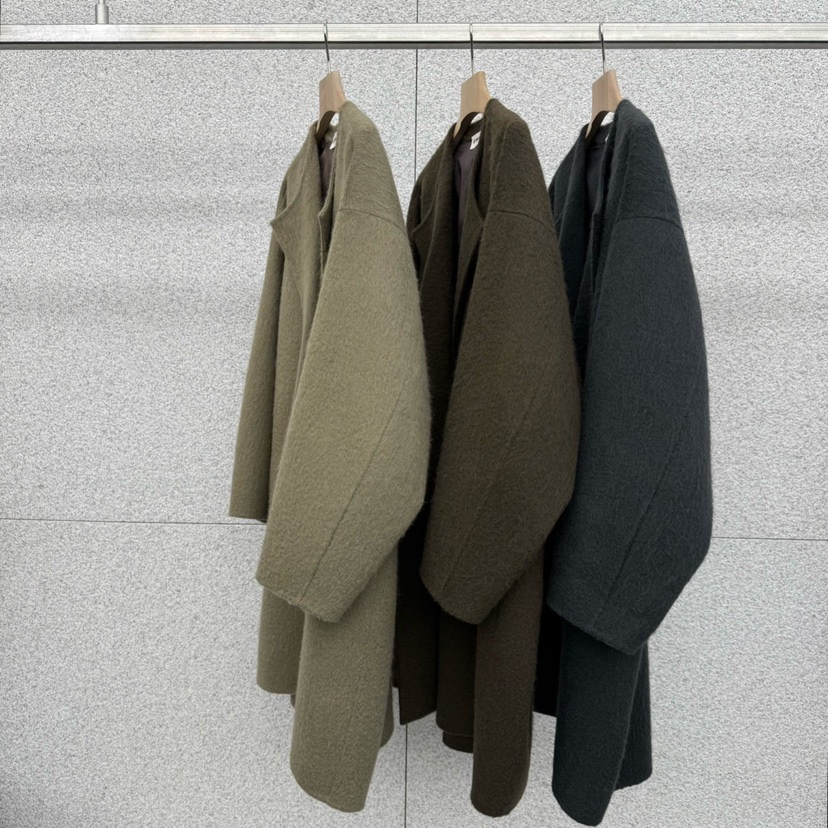 AT THE BAGEL東大門㊣代購女士新款推薦職業真品中長款大衣AT THE BAGEL中長款大衣