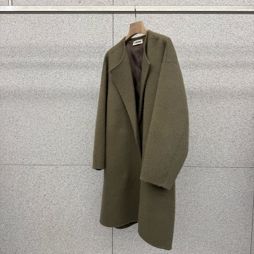 AT THE BAGEL東大門㊣代購女士新款推薦職業真品中長款大衣AT THE BAGEL中長款大衣